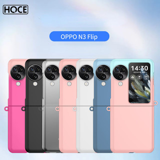 Hoce Dây Treo Lỗ Gradient Màu Ốp lưng OPPO Find N3 Flip 5G Ốp Lưng PC Cứng Chống Sốc