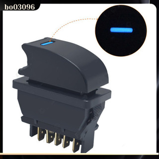 Bo Xe Điện Cửa Sổ Công Tắc Tích Hợp Đèn Báo Xanh 5 Chân Nâng Cửa Sổ Đơn Móc Loại Công Tắc Đa Năng Tự Động