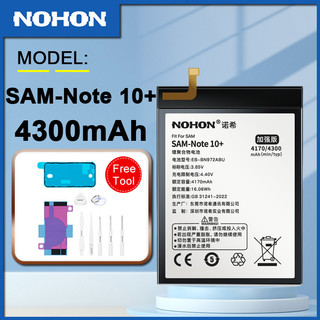 Pin NOHON Cho Samsung Note 10 Note10 Plus Thay Thế Điện Thoại Di Động Bateria