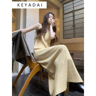 KEYADAI váy Đầm váy nữ body đầm Hàn Phong Fashion Vintage Trendy WLQ2450S72 20Z240517