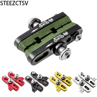 Wow 1 cặp má phanh cao su xe đạp chống mài mòn có thể thay thế loại ngăn kéo sợi carbon vành c kẹp phanh khối cho đường bộ