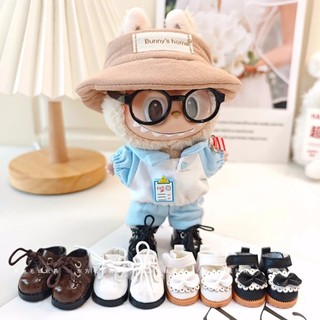 Giày labubububu cho 15 / 20cm búp bê labububu và búp bê cotton hình búp bê giày da vải