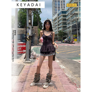 KEYADAI váy Đầm váy nữ body đầm Fashion thời trang Xu hướng xu hướng WLQ2451LXN 22Z240527