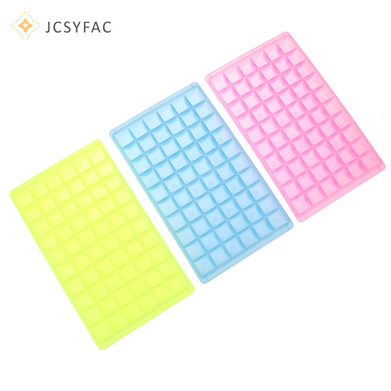 Jcsyfac 96 / 60 Lưới Đá Lớn Khuôn Dễ Dàng Phát Hành Thực Phẩm Silicon Đá Khối Vuông Khay DIY Máy Làm Đá Viên Khay Mới