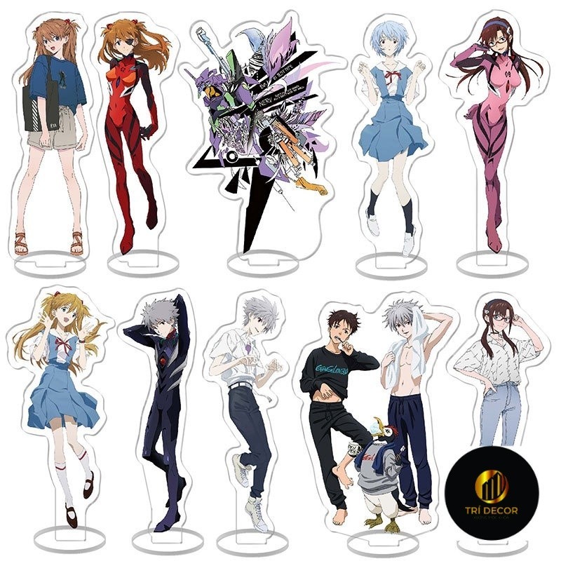 Mô Hình neon genesis evangelion kaworu nagisa ikari shinji ayanami rei Để Bàn Trang Trí