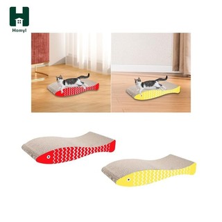 Homyl Cat Scratching Lounge Corrugate Tông Mèo Scratcher Đồ Nội Thất Bảo Vệ Hình Mèo Scratching Ban Cho Kitty