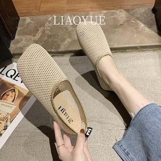 LIAOYUE  Giày Mary Jane Lolita đế cao Giày Búp Bê Đế da mềm đế êm thời trang 2024NEW Cho Nữ Màu sắc đa dạng Đế êm Đa năng Phù hợp FLF246049Y 23Z240607