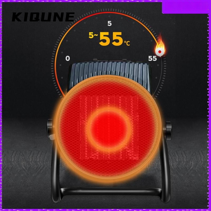 Quạt sưởi điện tử KIQUNE2000w 2000w cho máy tính để bàn / phòng ngủ / văn phòng