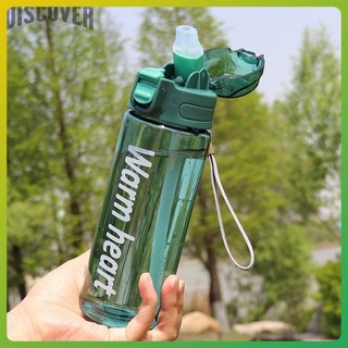 Bình nước thể thao nắp chống gạt dung tích lớn 800ml, bình nước đạp xe thể dục