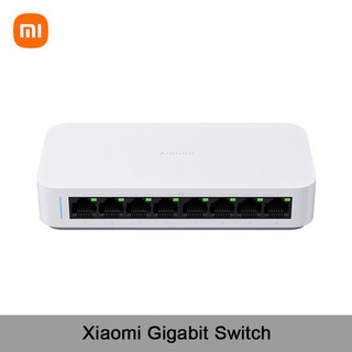 Công tắc mạng Xiaomi Gigabit Switch Ethernet 8 cổng Bộ chia Internet hiệu suất cao Ethernet 10 / 100 / 1000Mbps 16Gbps
