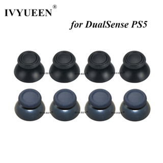 IVYUEEN 2-10 Chiếc Đen Xám Ngón Tay Cái Mũ Cho PlayStation 5 PS5 DualSense Bộ Điều Khiển Analog Cần Điều Khiển Grip Cover
