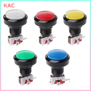 Kameisvn 1 nút nhấn 45 mm nút arcade led micro switch 12v bộ công tắc nút nguồn xanh / vàng / đỏ / trắng / xanh vn