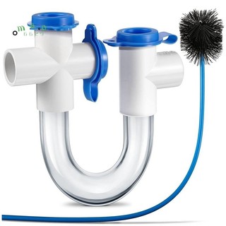 💖Bộ thu ngưng tụ 3 / 4 Inch, Bộ thu hình chữ U PVC cho điều hòa không khí HVAC, Thoát nước hiệu quả Nước ngưng tụ