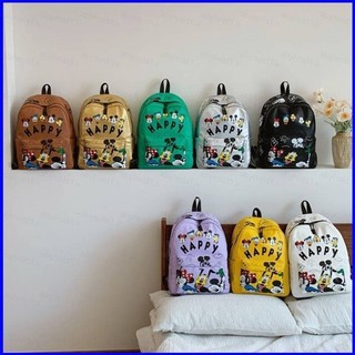 Yb Disney Mickey Minnie Ba Lô Cho Học Sinh Dung Tích Lớn Nhẹ In Hình Nữ Hoạt Hình Dễ Thương Đa Năng Schoolbag