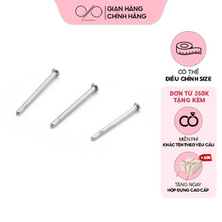 Khuyên Tai Bạc S925 DREAMSILVER Dạng Đinh Chống Viêm Nhiễm Sau Xỏ Khuyên KT003