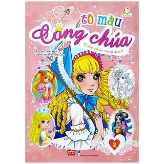 Sách - tô màu công chúa - công chúa cung đình - tập 2