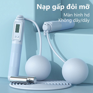 Bộ đếm Nhảy Dây Thể Dục Boxer Nhảy Dây Bóng Lớn Có Thể Điều Chỉnh Nhảy Dây Tay Cầm Mềm Nhảy Dây Túi Bảo Quản Miễn Phí
