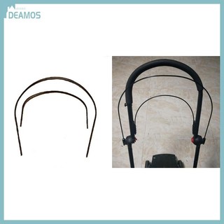 De bộ 2 chiếc sắt pushchair mount stand rack khung hỗ trợ pram đáng tin cậy cho xe đẩy bé yoyo yoya