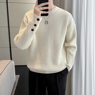Áo thun dài tay áo hoodie nam mới đẹp trai cao cấp có lớp đế mùa thu bên dưới