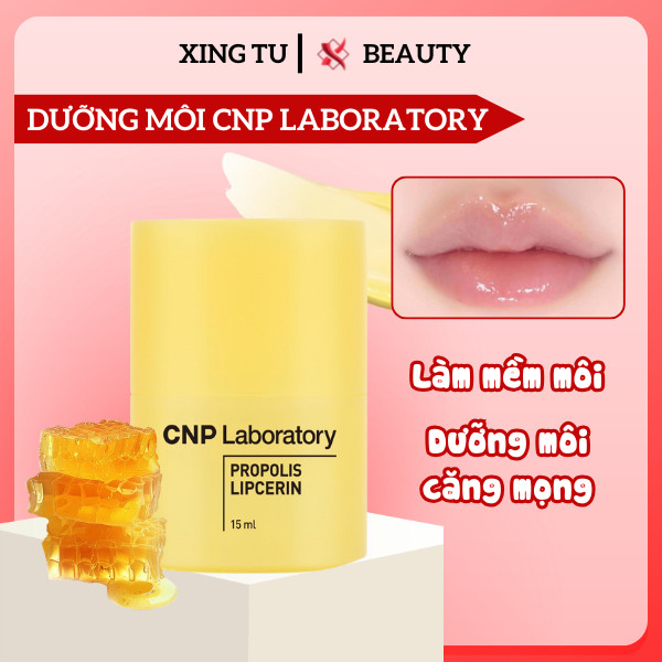 Dưỡng môi CNP Son dưỡng môi keo ong CNP Laboratory phục hồi và giữ ẩm môi kéo dài đến 12 giờ 15ml - 