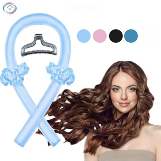  Thanh uốn tóc xoăn tự nhiên không cần nhiệt Lô uốn tóc qua đêm cho mái tóc xoăn bồng bềnh không lo hư tổn tóc 