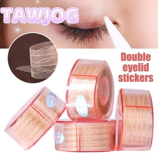 Tawjog Miếng dán mí mắt Mắt to Làm đẹp không thấm nước Chống mồ hôi Dụng cụ trang điểm gấp đôi