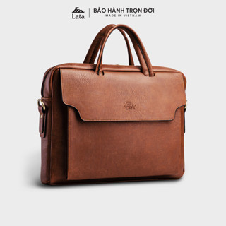 Cặp Công Sở Lata (Thời trang nam basic đựng laptop 15 inch - Cặp da CA27)
