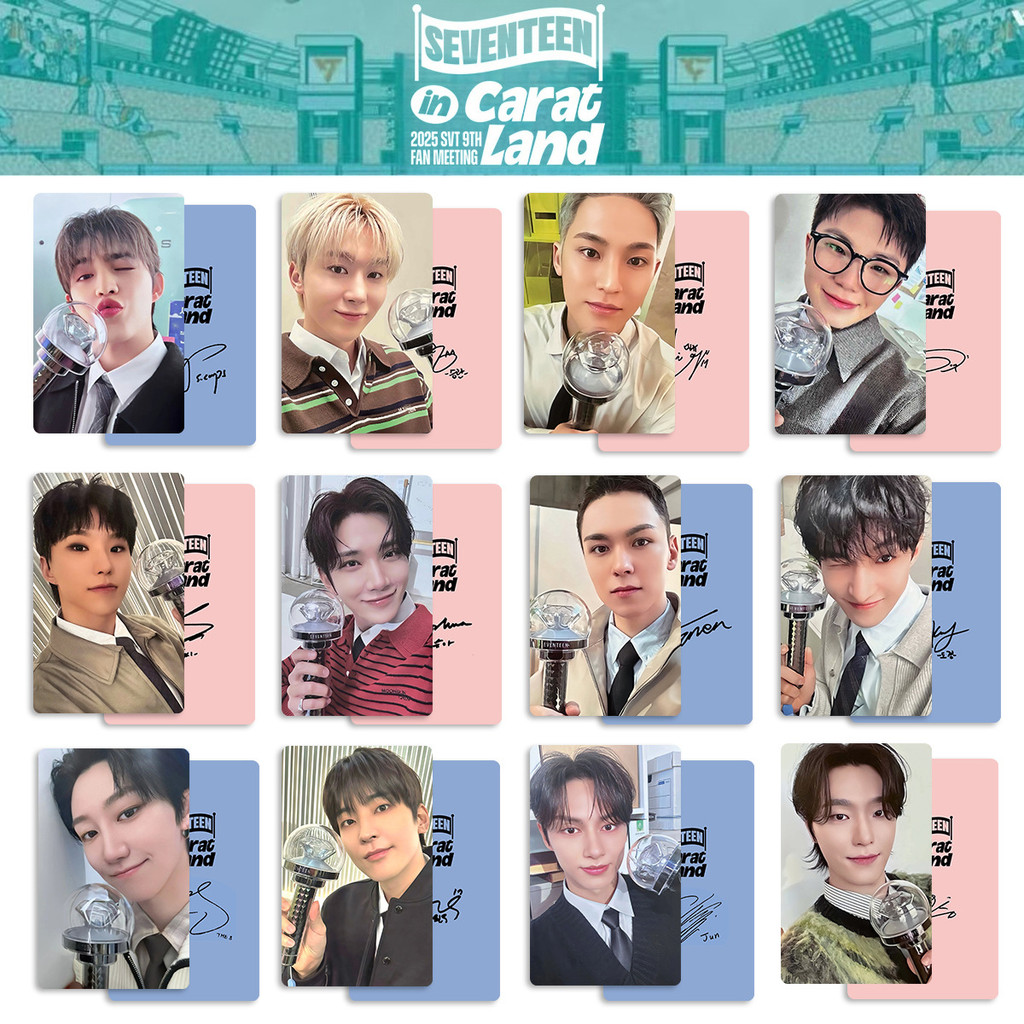 Kpop Idol SEVENTEEN 2025 Carat Land Photocards