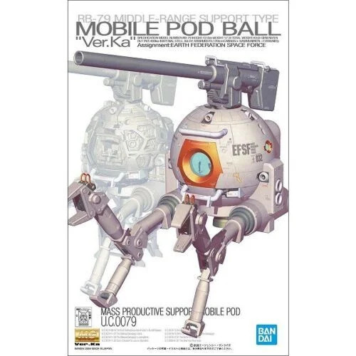 Mô Hình Lắp Ráp Bandai MG 1/100 Gundam RB-79 Mobile Pod Ball Ver Ka