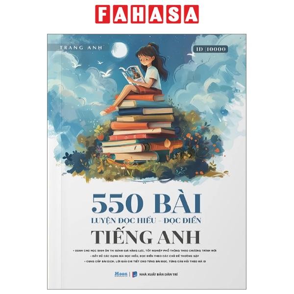 Sách - 550 Bài Luyện Đọc Hiểu - Đọc Điền Tiếng Anh
