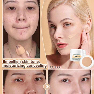   Đảm bảo chính hãng  Kem che khuyết điểm NOVO Kem nền phủ toàn diện EELHOE cho quầng thâm Kem che khuyết điểm mụn trứng cá & vết thâm Kem che khuyết điểm chống thấm nước 