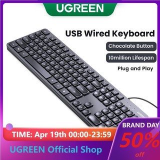 Ugreen Bàn Phím Dây usb 10M Cho macbook air macbook pro matebook 14 windows 7 / 8.1 / 10 / 11