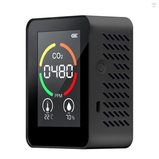 Hilivn) Máy dò Carbon Dioxide 3 trong 1 Máy đo chất lượng không khí Máy phân tích không khí độ ẩm nhiệt độ cho máy đo CO2 kỹ thuật số cho văn phòng tại nhà