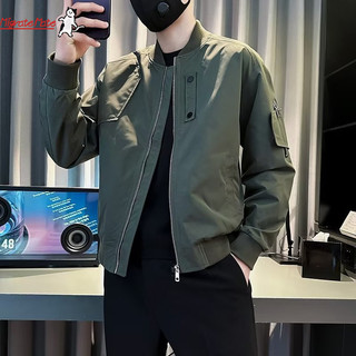 Áo khoác Mỹ cao cấp nam thương hiệu hợp thời trang quần áo đẹp trai áo khoác đồng phục bóng chày mới