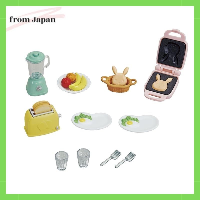 Sylvanian Families Furniture [Delicious Breakfast Set] Ka-424 ST mark certification 3 years and up T