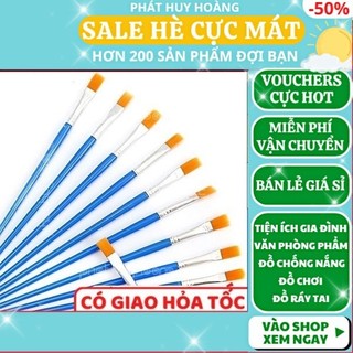 Cọ vẽ tranh màu nước tranh sơn dầu, màu acrylic loại tốt chuyên dụng, vẽ nail móng tay giá rẻ - Phát Huy Hoàng