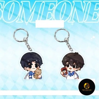Móc khóa MỖ MỖ ver HỌC SINH in hình anime boylove Ai đó mica acrylic xinh xắn đáng yêu