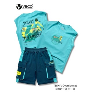 Veco. Bộ thun sát nách chữ Process