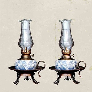 Đèn thờ dầu bằng gốm sứ men rạn bát tràng đương đại bát tràng bọc đồng dáng đĩa