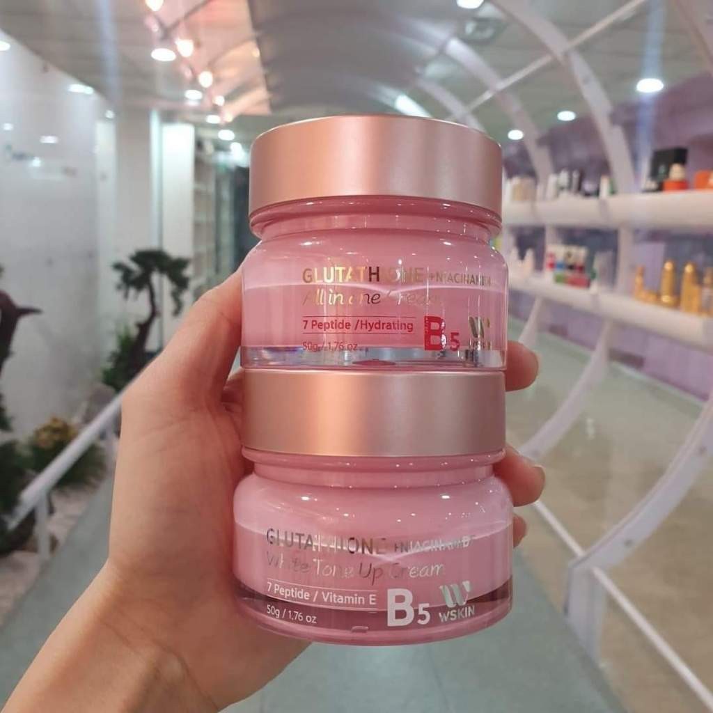(Mẫu mới) KEM DƯỠNG BAN NGÀY TRẮNG DA, NGỪA THÂM NÁM, BẬT TÔNG WSKIN HÀN QUỐC  - WSKIN Tone Up White