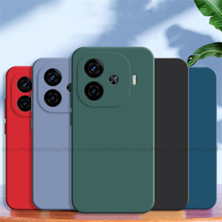 Dành Cho Vivo IQOO Z9 Turbo Ốp Lưng Vivo IQOO Z9 Turbo 5G Vỏ Silicon Lỏng Chống Sốc Chính Hãng TPU Vỏ Điện Thoại Vivo IQOO Z9 Turbo