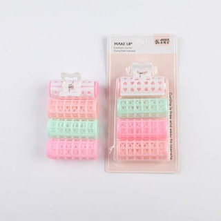 (Bán buôn-chuyên sỉ) Set 4 Lô Uốn Tóc Kèm Kẹp