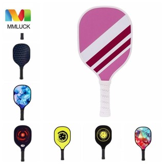 Vợt bóng dưa chuột MMLUCK, Mái chèo bóng chày bằng gỗ đầy màu sắc, Đệm tiện dụng Tay cầm nhẹ cho người mới bắt đầu Vợt đơn Thiết bị tập luyện Pickleball Trẻ em