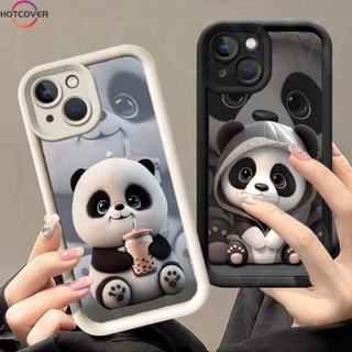 Tương Thích Cho Xiaomi 12X 12T Civi2 Mi 9T Pro Poco C40 F3 GT X3 F2 Pro X3 NFC Vỏ Cặp Đôi Sang Trọng Hoạt Hình Dễ Thương Gấu Trúc Cặp Đôi Mắt Thiên Thần Vỏ Bảo Vệ Mềm