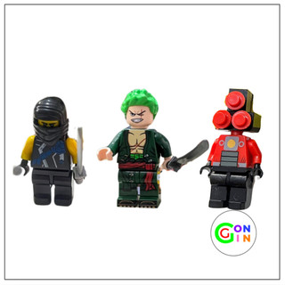 Mô hình lắp ráp Minifigures One Piece Vua Hải tặc Naruto Skibidi toilet Ninjago Robot Gundam nhân vật mini Gon Gin