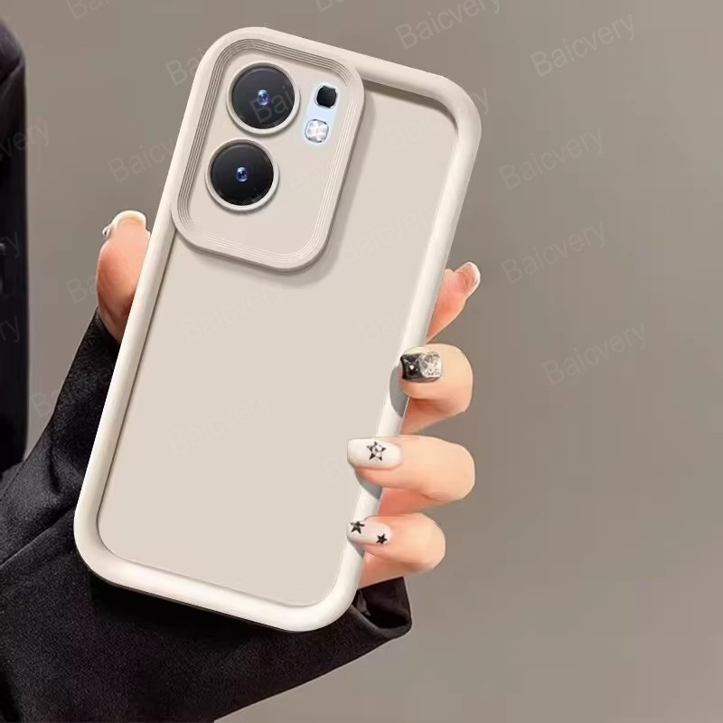 Ốp Lưng Cho VIVO iQOO Neo9 V2338A / iQOO Neo 9 Pro Thiết Kế Mới Nhiều Màu Sắc Đơn Giản Mờ Mềm TPU Bảo Vệ Toàn Diện Điện Thoại Bảo Vệ Biên Giới Vỏ Ống Kính