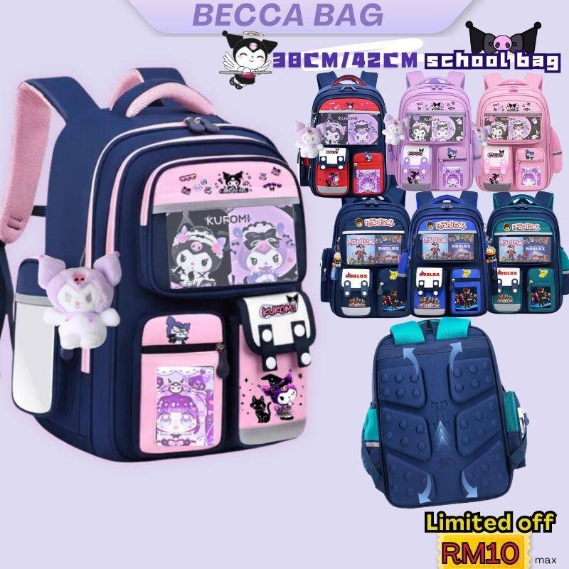 In stocks） kuromi balo đi học balo trẻ em roblox balo chống thấm túi xách học thêm balo hoạt hình