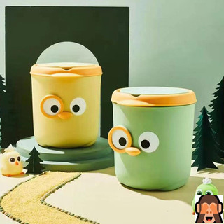 Thùng rác để bàn, Thùng đựng rác Mini dễ thương, Thùng đựng đồ nhỏ đơn giản có nắp đậy