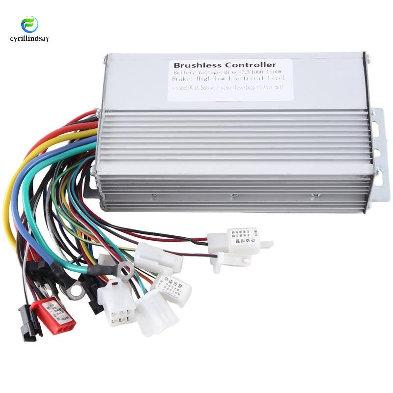 1 Cái 48V 60V 64V 72V 1000W 1500W Bộ Điều Khiển Điện Tốc Độ Động Cơ Bạc