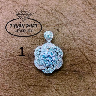  Phụ Kiện Mặt Dây Chuyền M01017 Hoa Mai 4 Mẩu Đeo Cổ Sang Trọng Trang Sức Bạc Xi Kim - Bạc Thuận Phát 